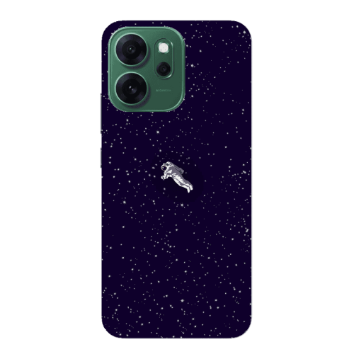 Oppo Reno 14 FS Astronaut And Stars Transparent Silicone TPU Θήκη