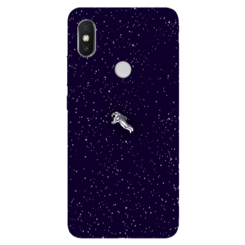 Xiaomi Redmi S2 Astronaut And Stars Transparent Silicone TPU Θήκη