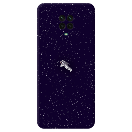 Xiaomi Redmi Note 9S Astronaut And Stars Transparent Silicone TPU Θήκη