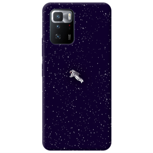 Xiaomi Poco X3 GT Astronaut And Stars Transparent Silicone TPU Θήκη
