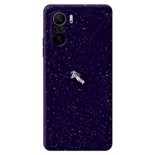 Xiaomi Poco F3 Astronaut And Stars Transparent Silicone TPU Θήκη