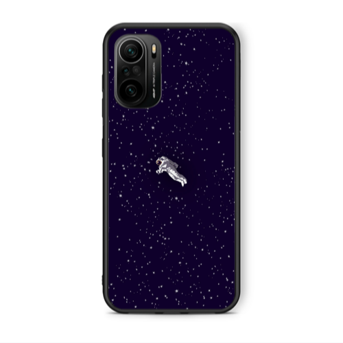 Xiaomi Poco F3 Astronaut And Stars Black Glossy Θήκη