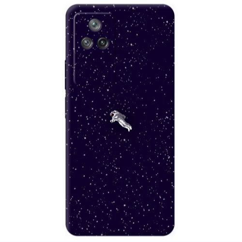 Xiaomi Poco F4 Astronaut And Stars Transparent Silicone TPU Θήκη