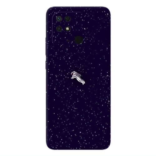 Xiaomi Poco C40 Astronaut And Stars Transparent Silicone TPU Θήκη