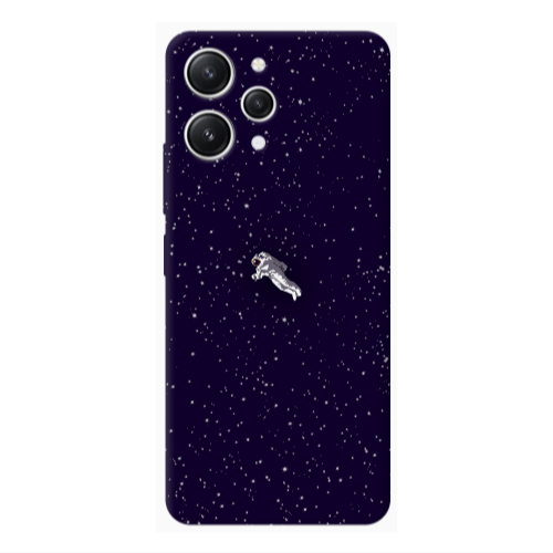 Xiaomi Redmi 12 Astronaut And Stars Transparent Silicone TPU Θήκη