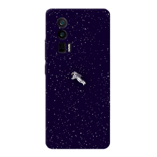 Xiaomi Poco F5 Pro Astronaut And Stars Transparent Silicone TPU Θήκη