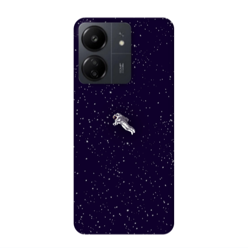 Xiaomi Redmi 13C Astronaut And Stars Transparent Silicone TPU Θήκη