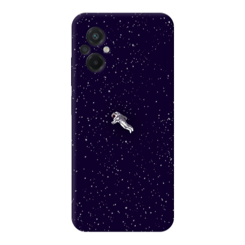 Xiaomi Poco M5 Astronaut And Stars Transparent Silicone TPU Θήκη