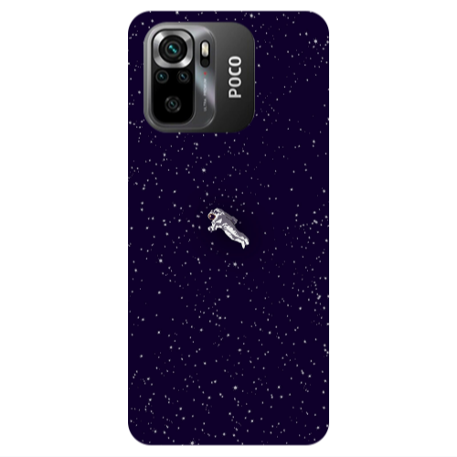 Xiaomi Poco M5 s Astronaut And Stars Transparent Silicone TPU Θήκη