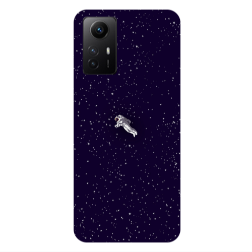 Xiaomi Redmi Note 12s Astronaut And Stars Transparent Silicone TPU Θήκη