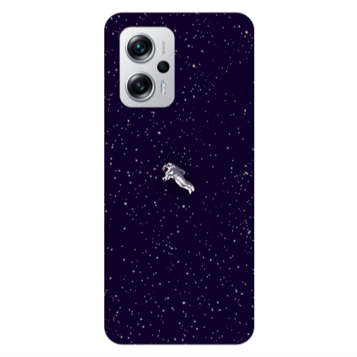 Xiaomi Poco X4 GT Astronaut And Stars Transparent Silicone TPU Θήκη
