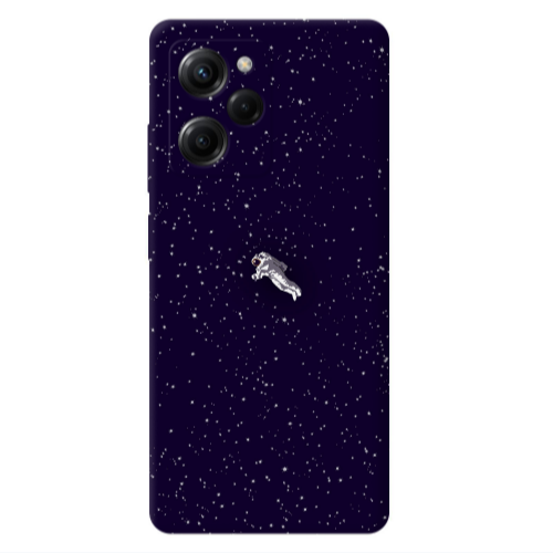 Xiaomi Poco X5 Pro Astronaut And Stars Transparent Silicone TPU Θήκη