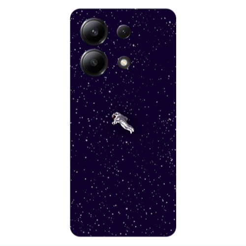 Xiaomi Redmi Note 13 4G Astronaut And Stars Transparent Silicone TPU Θήκη