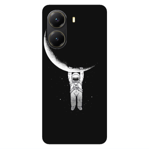 Xiaomi Poco X7 Pro Swinging on the moon Transparent Silicone TPU Θήκη