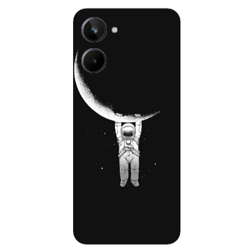 Realme 10 Swinging on the moon Transparent Silicone TPU Θήκη