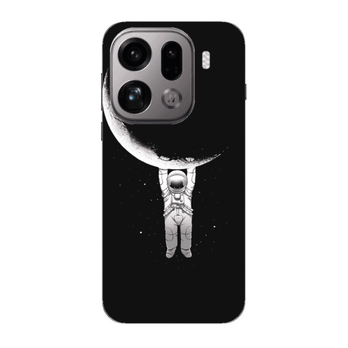 Oppo Find X9 Pro Swinging on the moon Transparent Silicone TPU Θήκη