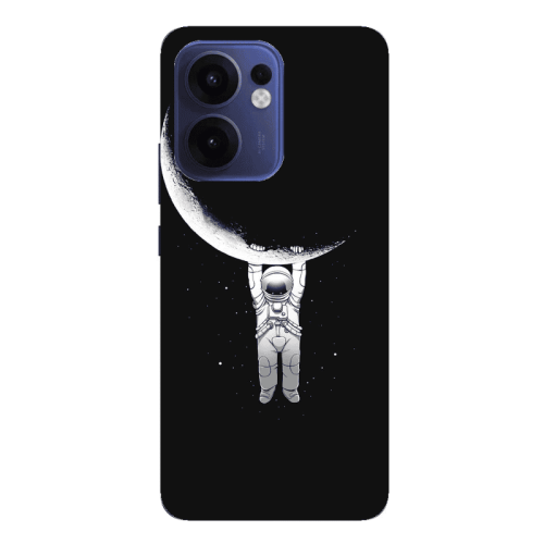 Oppo Reno13 FS Swinging on the moon Transparent Silicone TPU Θήκη