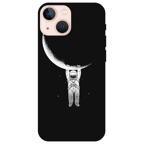 Apple iPhone 13 Swinging on the moon Transparent Silicone TPU Θήκη
