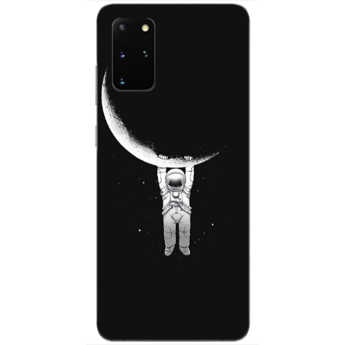 Samsung S20 Plus Swinging on the moon Transparent Silicone TPU Θήκη