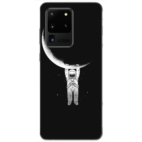 Samsung S20 Ultra Swinging on the moon Transparent Silicone TPU Θήκη