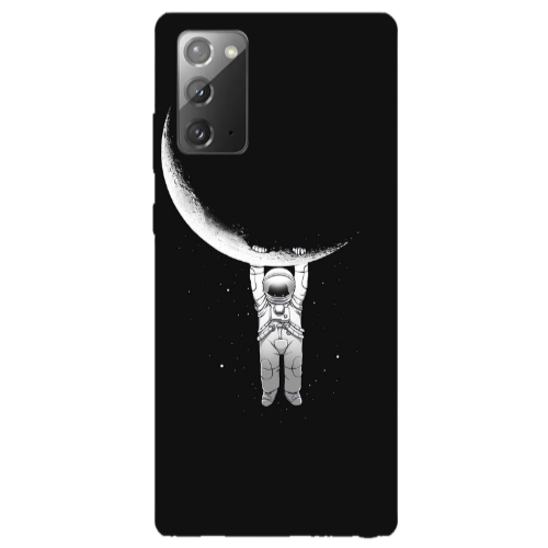 Samsung Note 20 Swinging on the moon Transparent Silicone TPU Θήκη