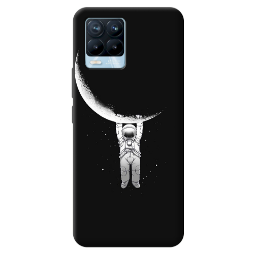 Realme 8 Pro Swinging on the moon Transparent Silicone TPU Θήκη