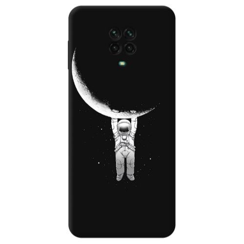 Xiaomi Redmi Note 9S Swinging on the moon Transparent Silicone TPU Θήκη