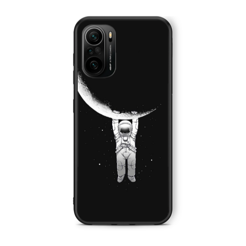 Xiaomi Poco F3 Swinging on the moon Black Glossy Θήκη