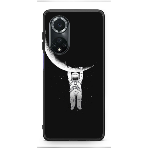 Huawei Nova 9 Swinging on the moon Black Glossy Θήκη