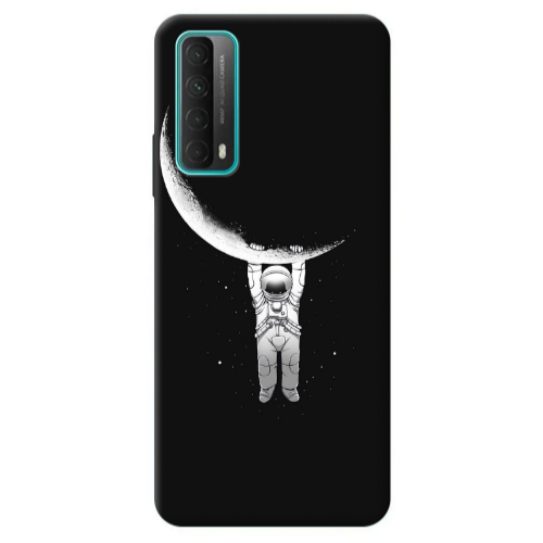 Huawei P Smart 2021 Swinging on the moon Transparent Silicone TPU Θήκη