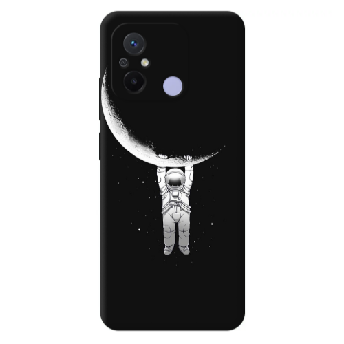 Xiaomi Redmi 12C Swinging on the moon Transparent Silicone TPU Θήκη