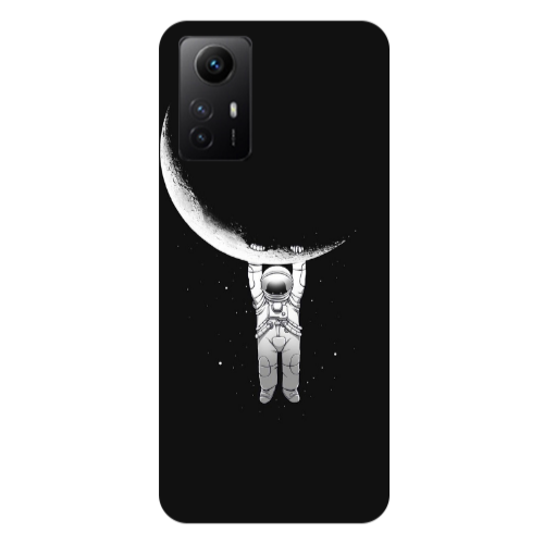 Xiaomi Redmi Note 12s Swinging on the moon Transparent Silicone TPU Θήκη