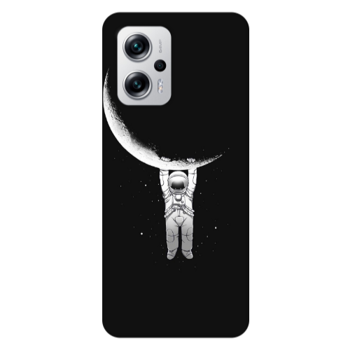 Xiaomi Poco X4 GT Swinging on the moon Transparent Silicone TPU Θήκη