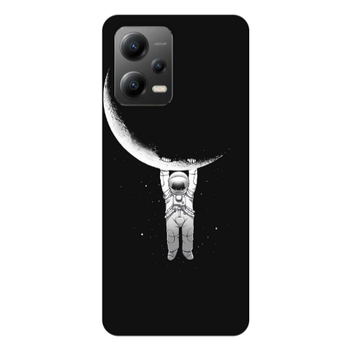 Xiaomi Poco X5 Swinging on the moon Transparent Silicone TPU Θήκη