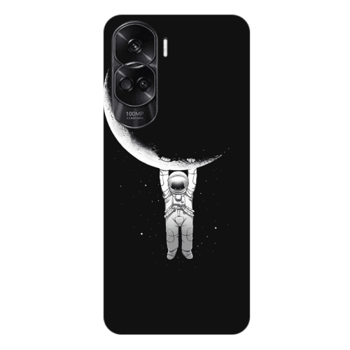 Honor 90 Lite 5G Swinging on the moon Transparent Silicone TPU Θήκη
