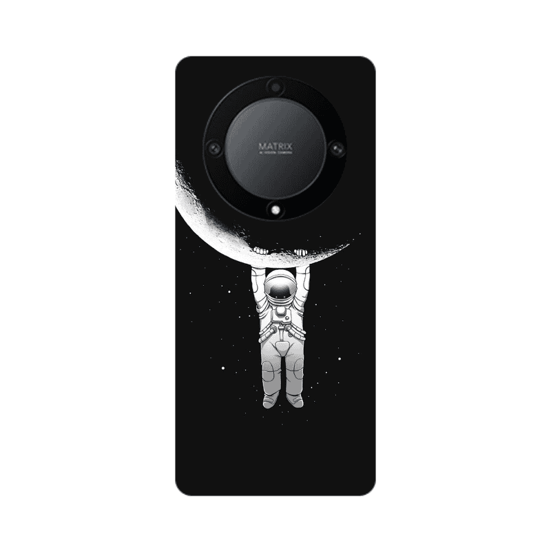 Honor Magic5 Lite 5G Swinging on the moon Transparent Silicone TPU Θήκη