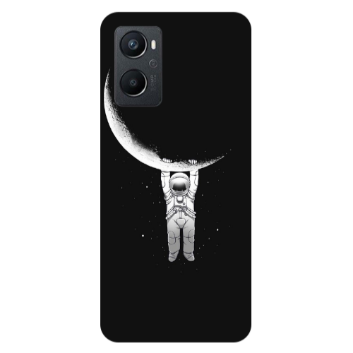 Oppo A 96 Swinging on the moon Transparent Silicone TPU Θήκη