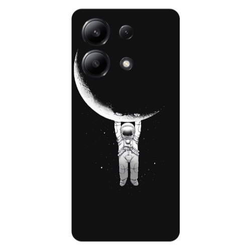 Xiaomi Redmi Note 13 4G Swinging on the moon Transparent Silicone TPU Θήκη