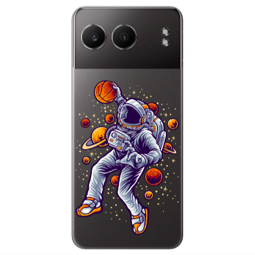 Oneplus Nord 4 Space Basketball Transparent Silicone TPU Θήκη