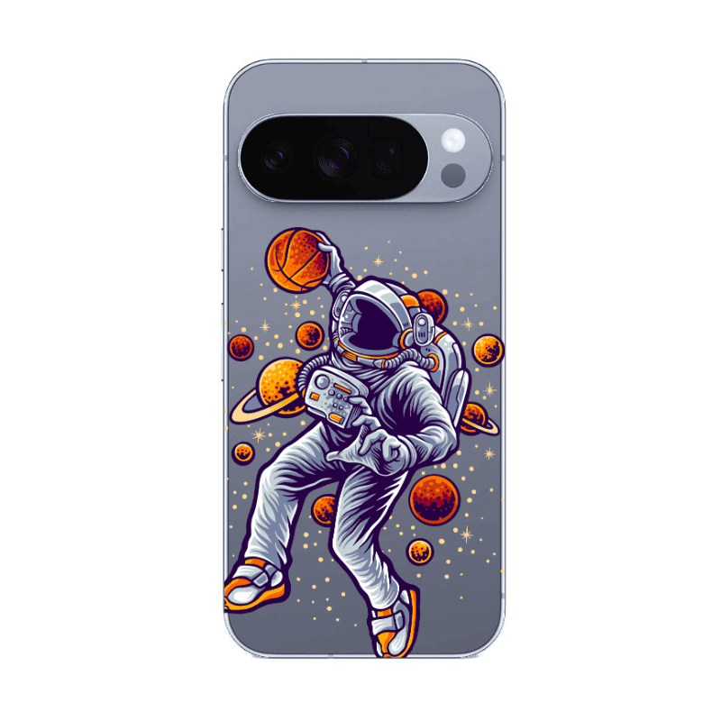 Google Pixel 10 Pro XL Space Basketball Transparent Silicone TPU Θήκη