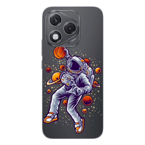 Honor 400 Lite Space Basketball Transparent Silicone TPU Θήκη