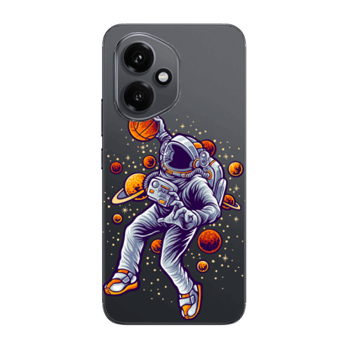 Honor Magic 400 Space Basketball Transparent Silicone TPU Θήκη