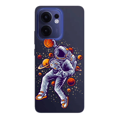 Oppo Reno13 FS Space Basketball Transparent Silicone TPU Θήκη