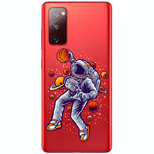 Samsung S20 FE Space Basketball Transparent Silicone TPU Θήκη