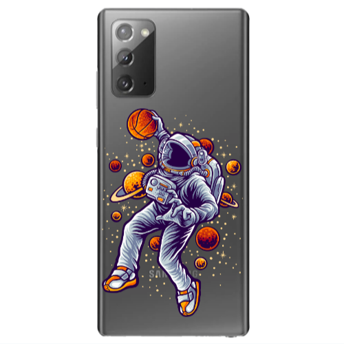 Samsung Note 20 Space Basketball Transparent Silicone TPU Θήκη