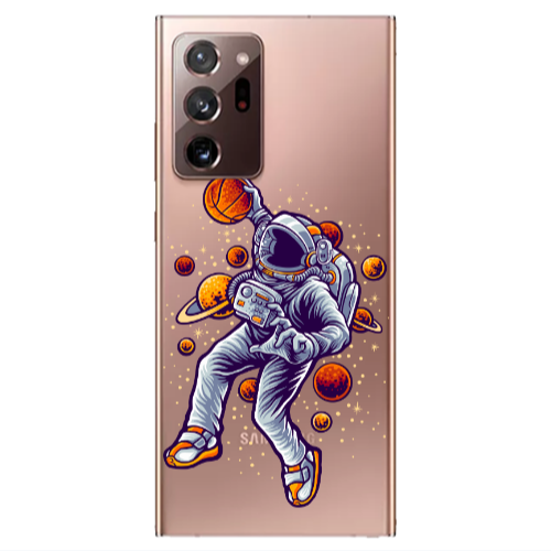 Samsung Note 20 Ultra Space Basketball Transparent Silicone TPU Θήκη