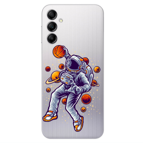 Samsung A24 Space Basketball Transparent Silicone TPU Θήκη