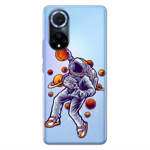 Huawei Nova 9 Space Basketball Transparent Silicone TPU Θήκη
