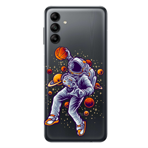 Samsung A13 5G Space Basketball Transparent Silicone TPU Θήκη