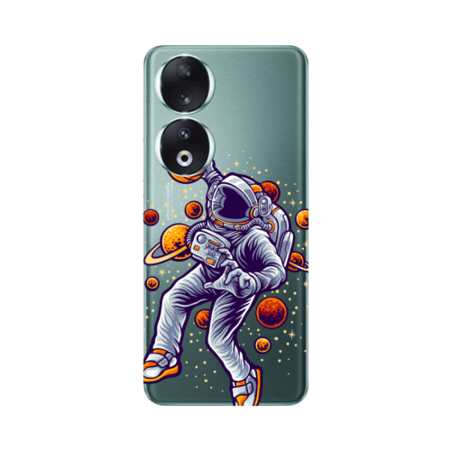 Honor 90 5G Space Basketball Transparent Silicone TPU Θήκη